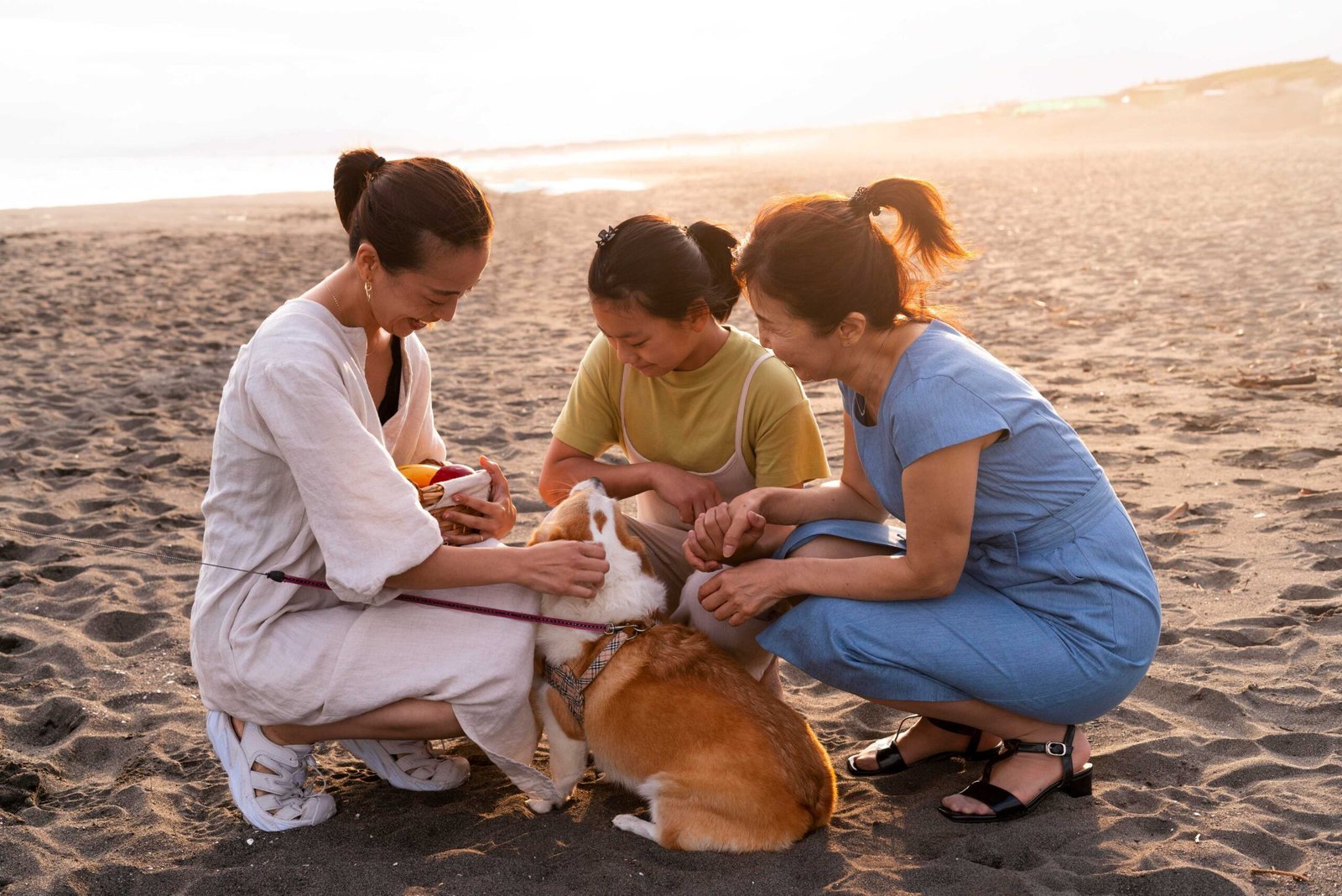 close-up-japanese-family-having-fun